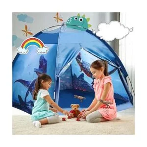 AiUchoice Tienda de campaña de dinosaurio para niños con_3