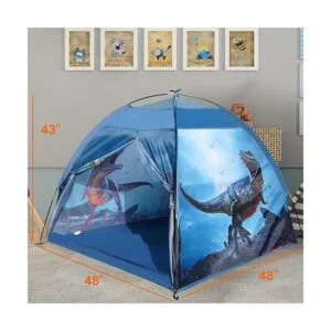 AiUchoice Tienda de campaña de dinosaurio para niños con_2