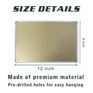 AAROENLYS Cartel retro de estaño Beware of Tiny Raptors_2