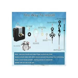 6 mecanismos de movimiento de reloj de cuarzo con 6 pares