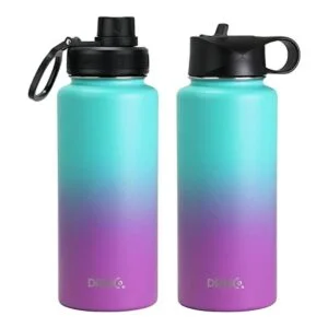 Drinco Botella de agua de acero inoxidable con boquilla_2