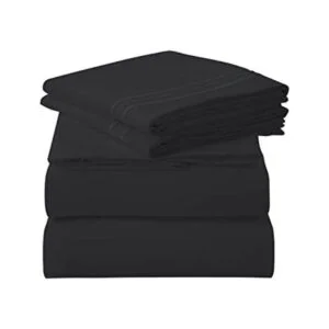 Royale Linens Sábanas de cama de 4 piezas Juego de ropa_1