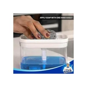 MR.SIGA Dispensador de jabón y soporte de esponja prémium_6