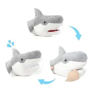 Muiteiur Gran tiburón blanco de felpa de 23 pulgadas con 5_4