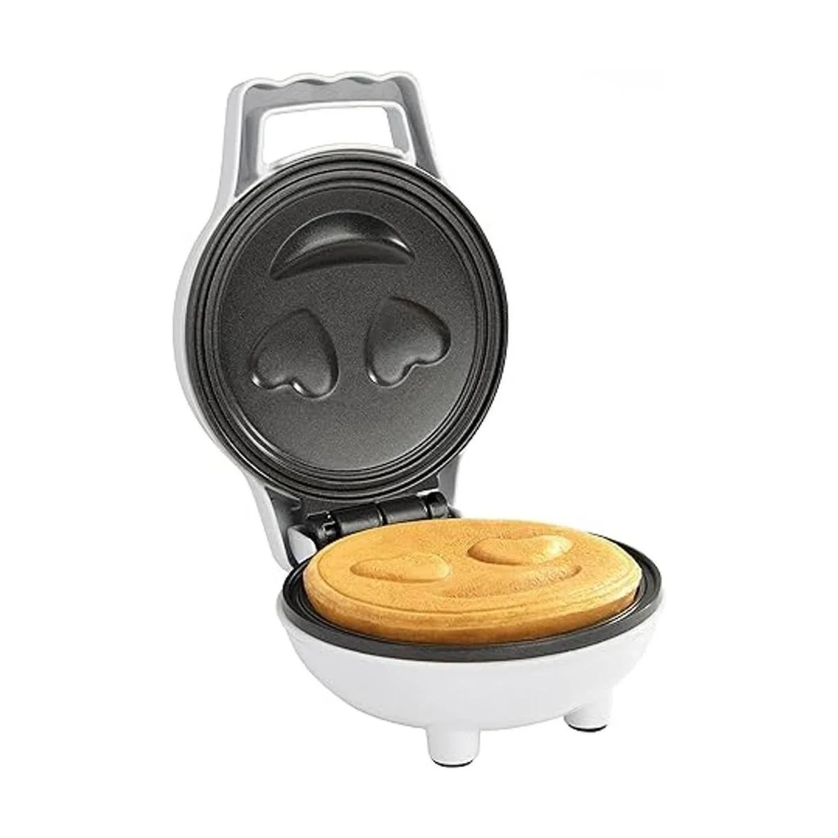 Mini máquina de gofres con emoticonos de ojo de corazón_2