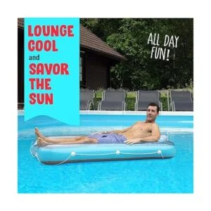Flotador inflable de bronceado para piscina Flotador de