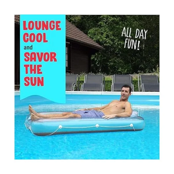 Flotador inflable de bronceado para piscina Flotador de