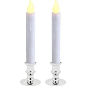 CVHOMEDECO. Velas LED para ventana con pilas encendido y_1