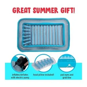 Flotador inflable de bronceado para piscina Flotador de