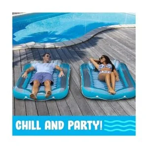 Flotador inflable de bronceado para piscina Flotador de