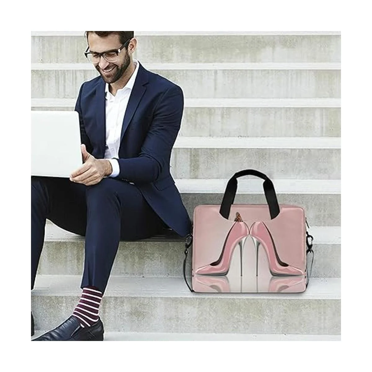 Ombra Bolso de hombro para ordenador portátil con correa_2