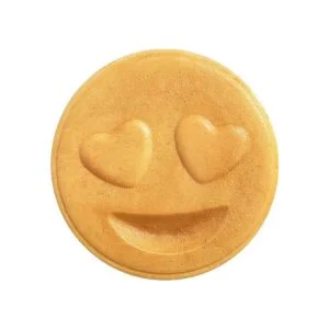 Mini máquina de gofres con emoticonos de ojo de corazón_6