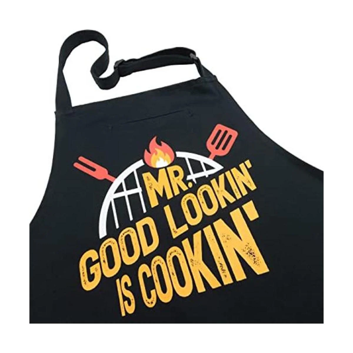 Mr Good Lookin is Cookin BBQ Delantal delantal de