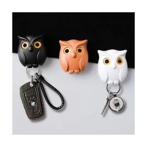 Soporte magnético para llaves de búho 3 unidades bonito_4