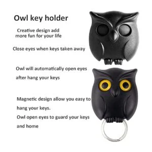 Soporte magnético para llaves de búho 3 unidades bonito_3