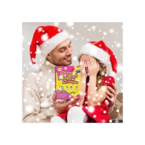 RMJOY Juegos de papel para raspar arcoíris 59 piezas de_2