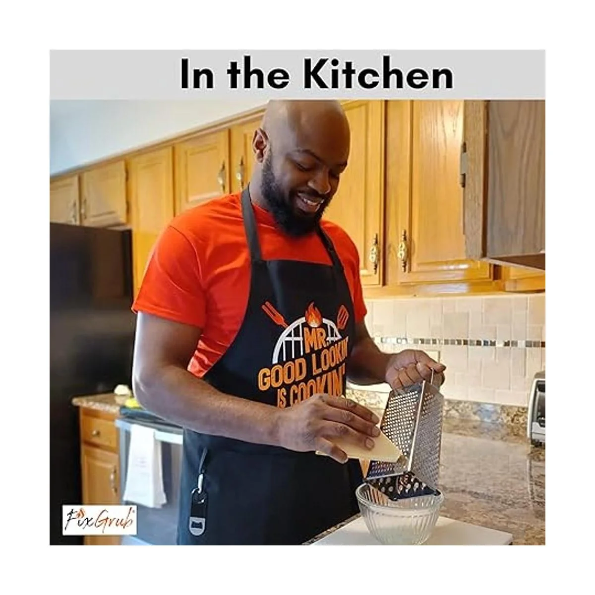 Mr Good Lookin is Cookin BBQ Delantal delantal de