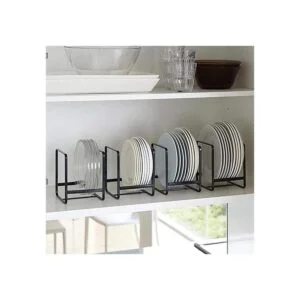Organizador de 2 soportes para platos estante de_3