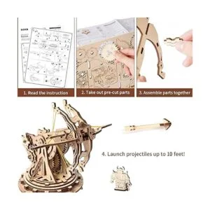 ROKR Rompecabezas de madera 3D para adultos juguetes de_4