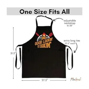 Mr Good Lookin is Cookin BBQ Delantal delantal de