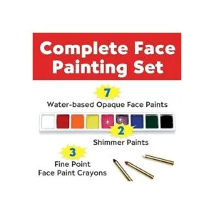 FaberCastell Kit de estudio de pintura facial Kit de_3