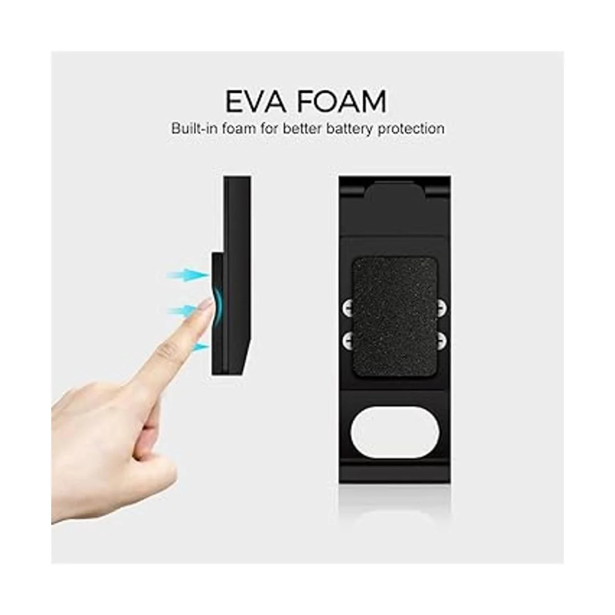 ParaPace Cubierta de batería de repuesto para Gopro Hero_4