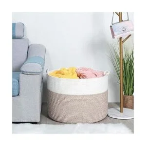 MINTWOOD Design XXXXLarge Cesta decorativa de cuerda de