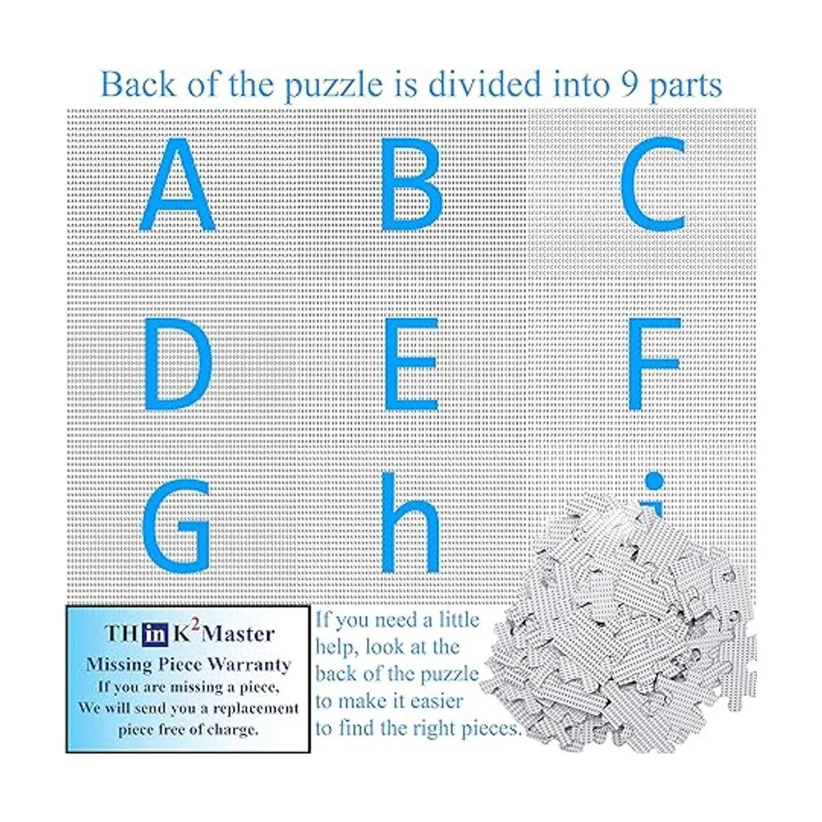 Think2Master Rompecabezas de 100 piezas de animales de la_3