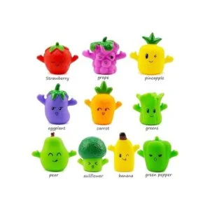 MIMIDOU 10 juguetes de marionetas de dedo de frutas un_2