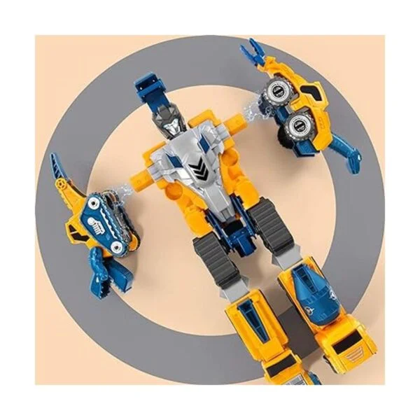 MIEBELY Juego de vehículos de construcción de robot para_3
