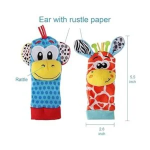 Juguetes de calcetines de sonajeros de muñeca para bebé_4