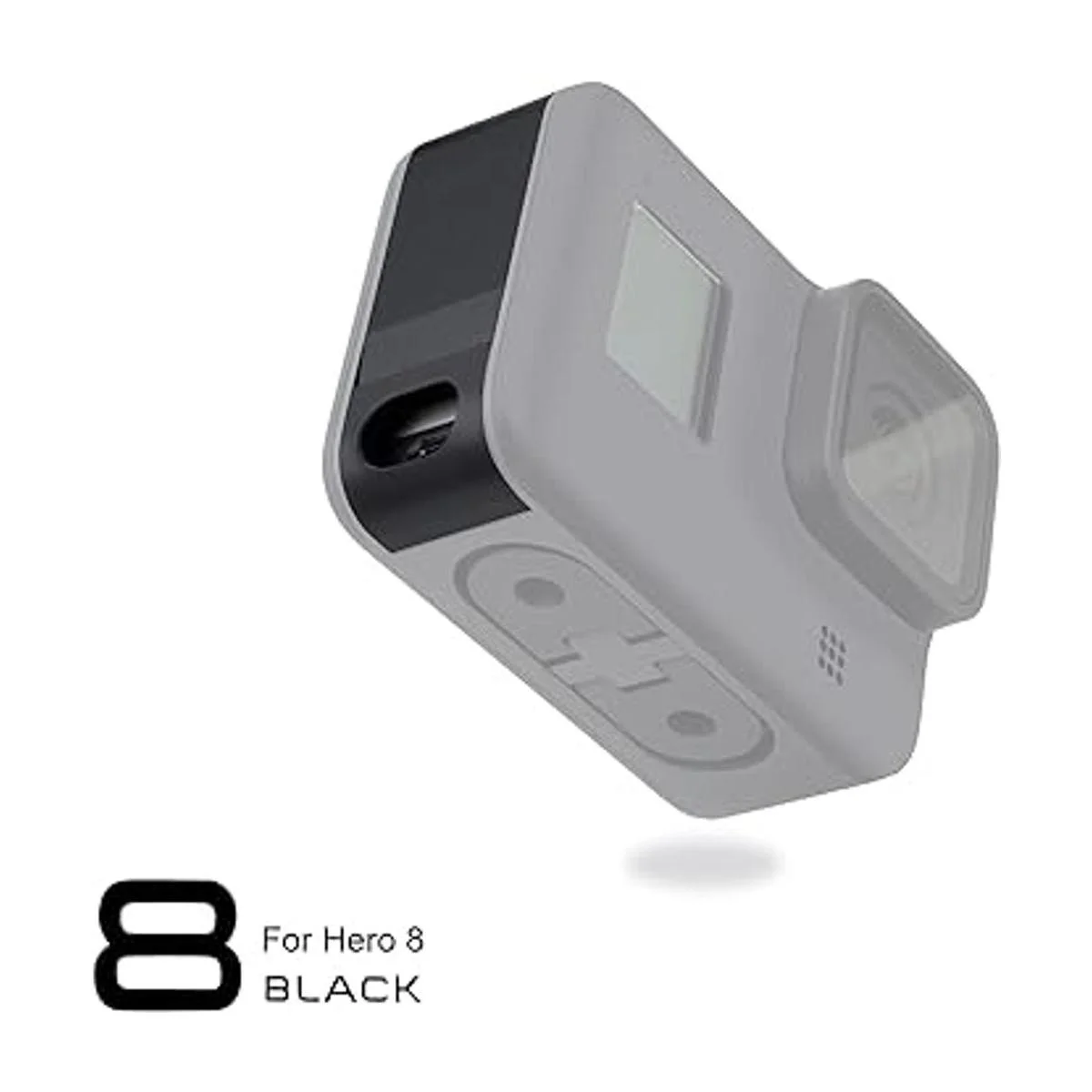 GEPULY Cubierta de batería de repuesto de aluminio para_4