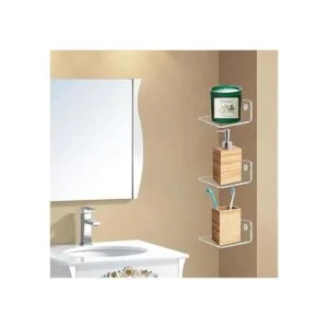Estantes de pared adhesivos pequeños de acrílico 3