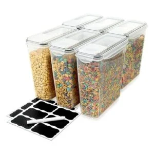 Juego de contenedores de cereales grandes paquete de 6_3