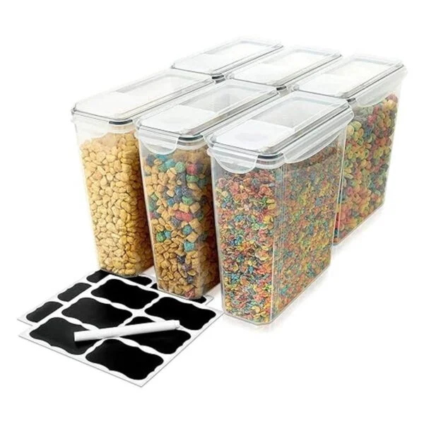 Juego de contenedores de cereales grandes paquete de 6_3