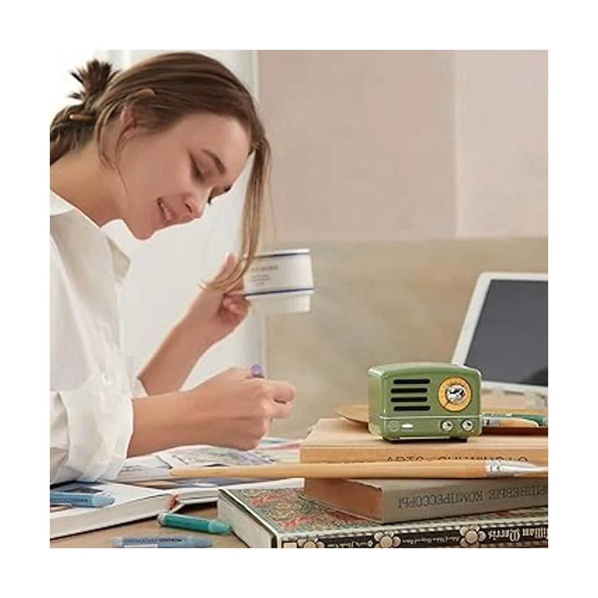 Muzen OTR Altavoz Bluetooth portátil de metal con_4