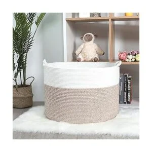 MINTWOOD Design XXXXLarge Cesta decorativa de cuerda de