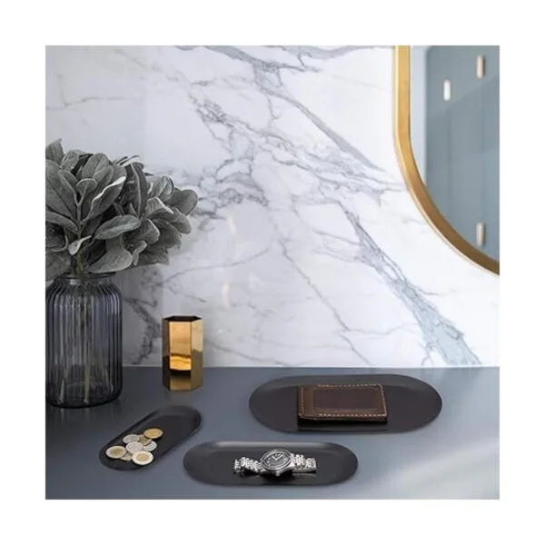Bandeja organizadora negra juego de 3 placa decorativa_2