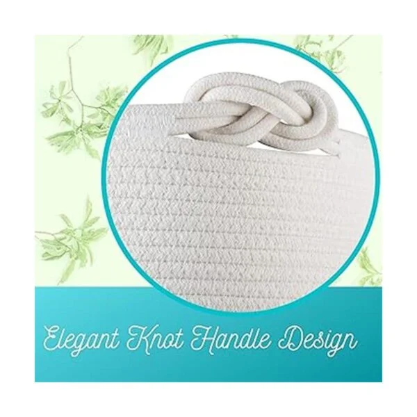 MINTWOOD Design XXXXLarge Cesta decorativa de cuerda de