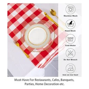 Camino de mesa a cuadros Buffalo de 13 x 108 pulgadas_4