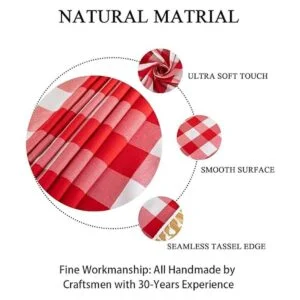 Camino de mesa a cuadros Buffalo de 13 x 108 pulgadas_3