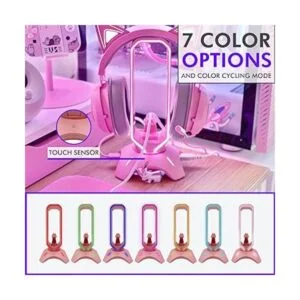 Tilted Nation Soporte para auriculares RGB para juegos_4