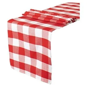 Camino de mesa a cuadros Buffalo de 13 x 108 pulgadas_1