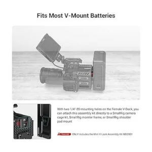 SmallRig Kit de montaje mini VLock placa de batería de_3