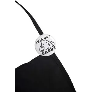 Daddys Delantal para pañales color negro_2