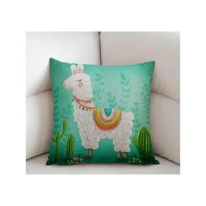 Swono Bonita funda de cojín de cactus de llama para_2