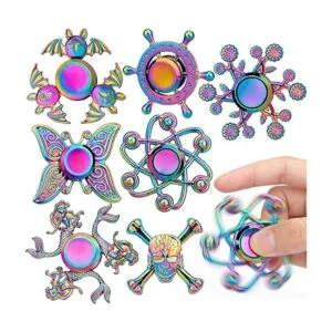 Juguetes giratorios de arco iris para niños y adultos_2