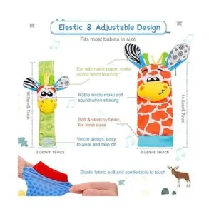 Juguetes de calcetines de sonajeros de muñeca para bebé_2