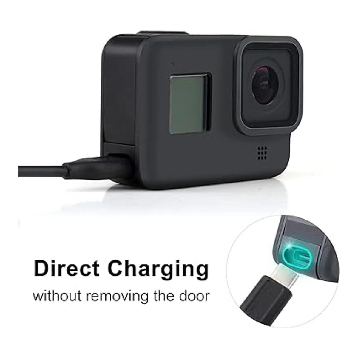 GEPULY Cubierta de batería de repuesto de aluminio para_3