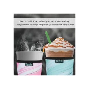 Beautyflier Paquete de 2 fundas aislantes reutilizables